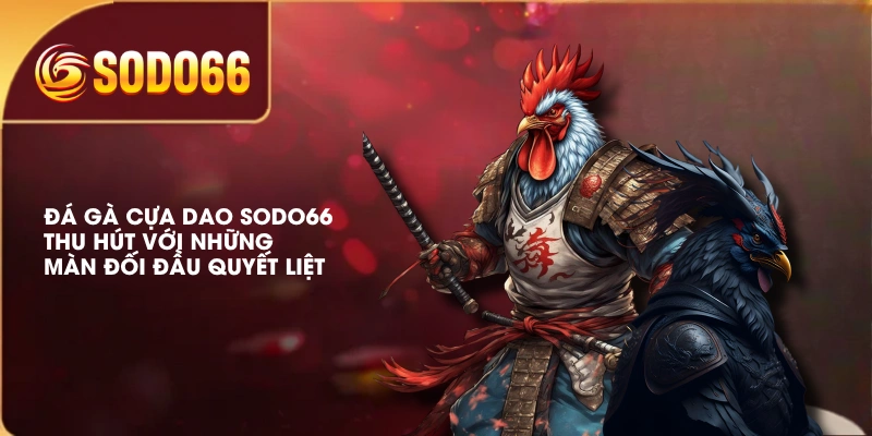 Đá gà cựa dao SODO66 thu hút với những màn đối đầu quyết liệt 